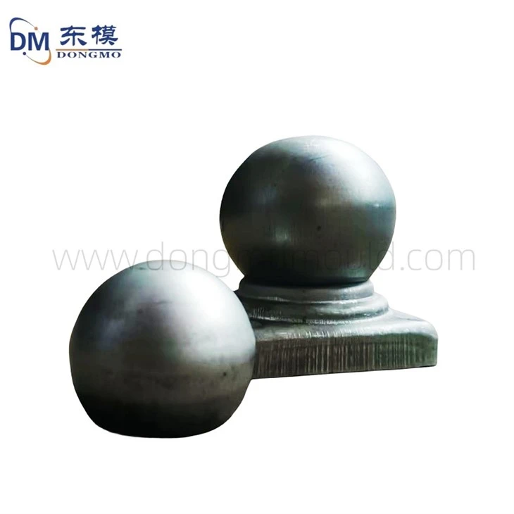 Custom Outdoor Fence Decoration With Hollow Ball Cap Drawing Mold